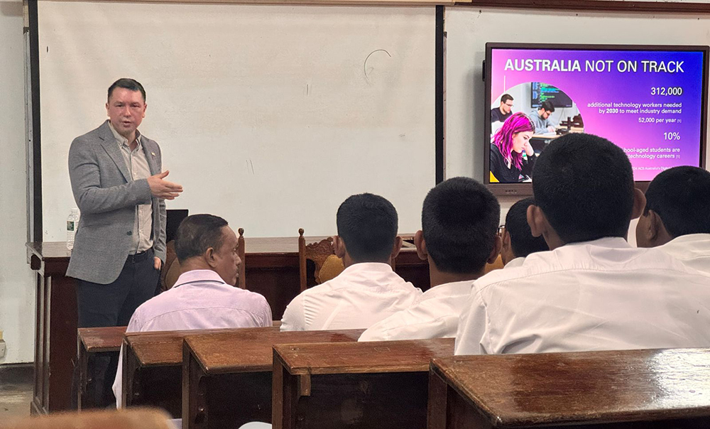 Holmesglen Australasian Academy Partnership Strengthens with Jamie Weston’s Visit to Sri Lanka