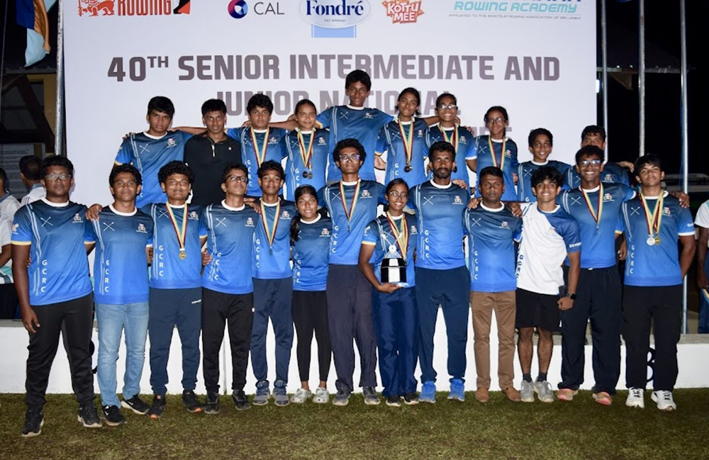 Gateway’s Jaanya Kumarawadu honoured as the Best Junior Girls Sculler in the school category at the National Rowing Championship