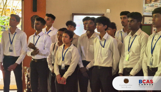 BCAS Students Explore Hospitality Excellence at Grand Udawalawe Safari Resort