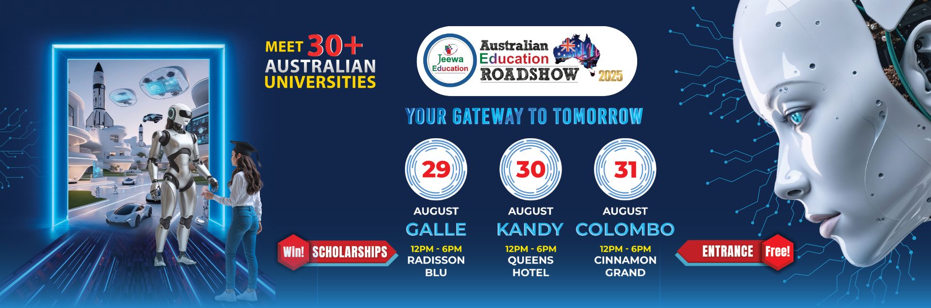 Your Gateway to Tomorrow Starts Here: Jeewa Education Australian Education Roadshow 2025