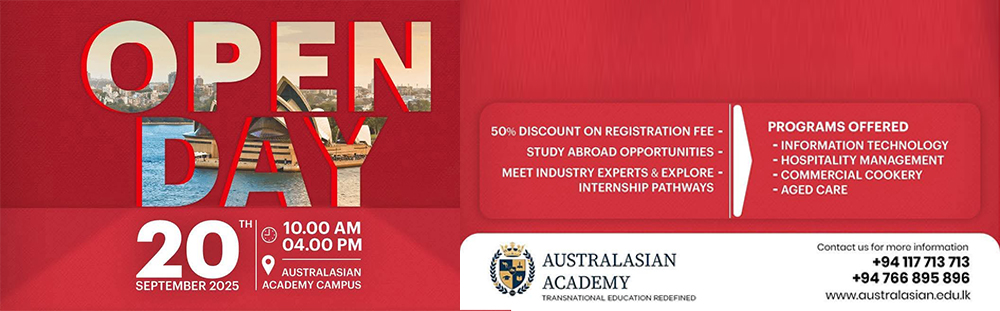 Australasian Academy to Host Open Day on September 20th