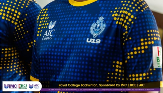 IMC–AIC Campus Becomes Main Sponsor of Royal College Badminton 2025/2026