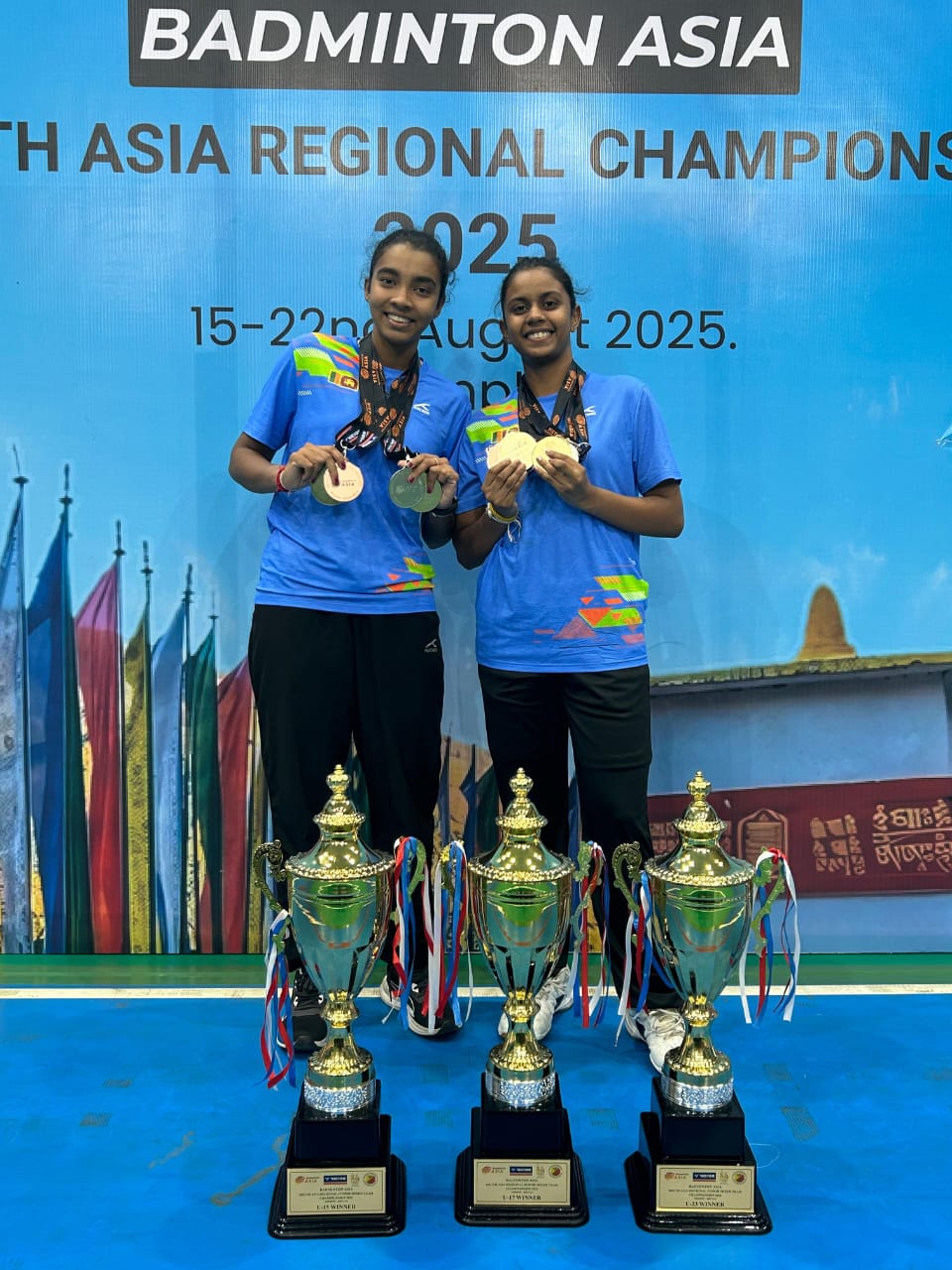 Gateway Shuttlers Shine as Sri Lanka Crowned Champions at South Asian Junior Games