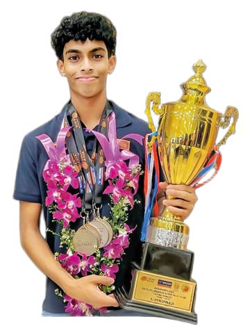 Kenneth of Lyceum Wattala Secures Triple Crown at South Asia Regional Championship