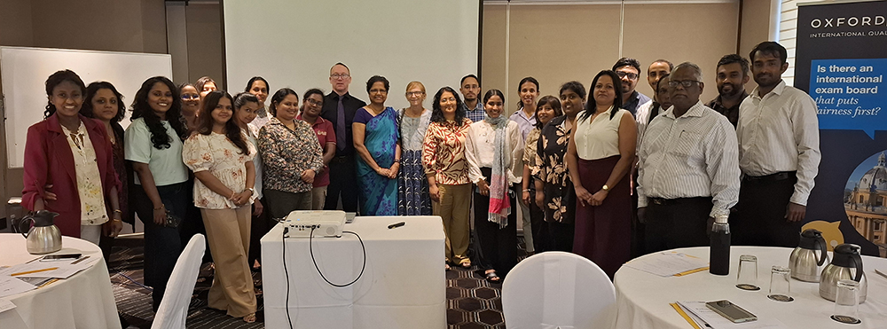 OxfordAQA continues its rollout of teacher training in Sri Lanka