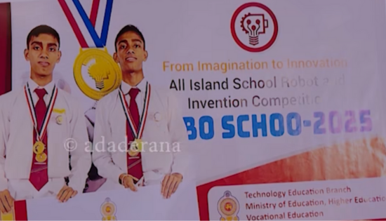 A Talking Robot Created by Sasiru and Ramiru from Anuradhapura