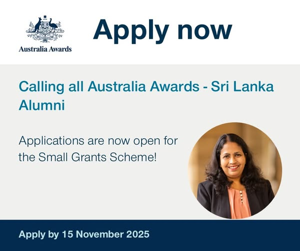 Small Grant Scheme for Australia Awards Alumni Sri Lanka