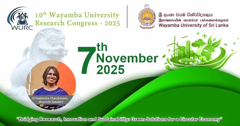 Wayamba University to Host Research Congress on November 7